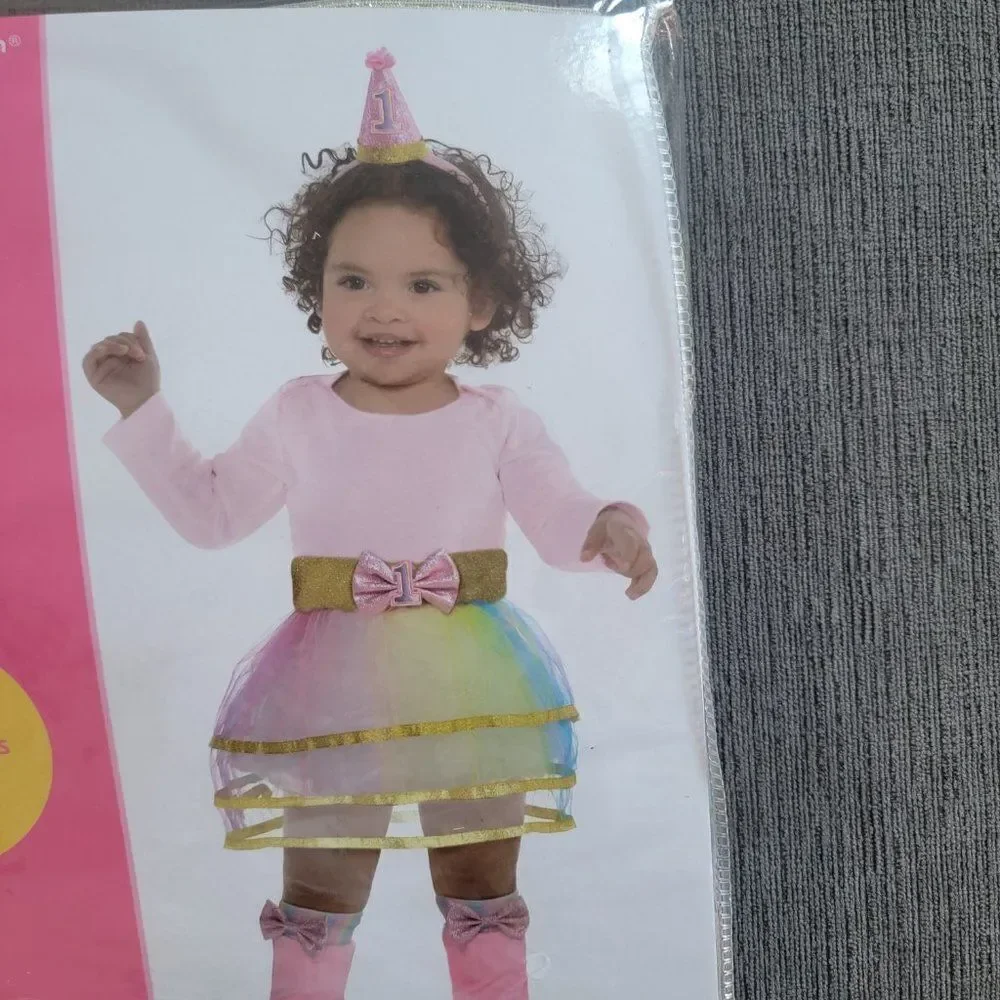 My 1st Birthday Kit Include Tutu Leg Warmers crown Headband 4 Piece set
